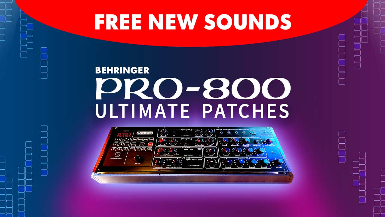 Behringer Pro-800 Patches, Synth Presets and Sounds - FREE