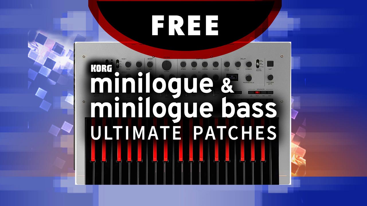 Free Korg Minilogue Synth Presets, Synth Patches and Synth Sounds