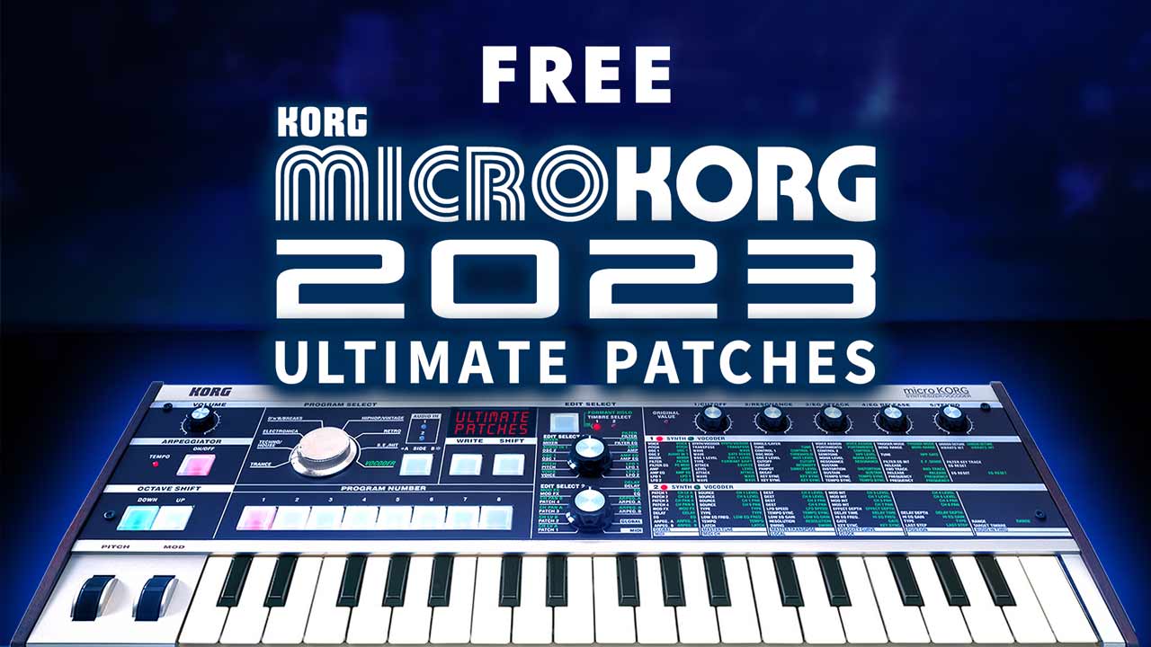 Free Korg Microkorg Synth Presets, Synth Patches and Synth Sounds