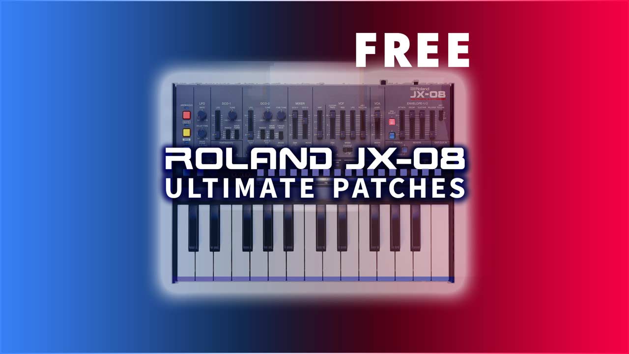 Free Roland JX-08 Synth Presets, Synth Patches and Synth Sounds