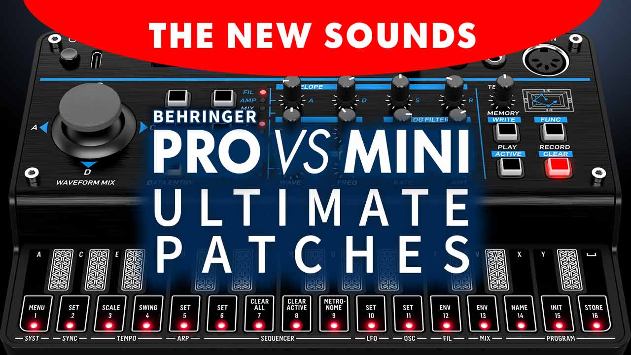 Behringer Pro VS Mini Patches, Sounds, and Synth Presets