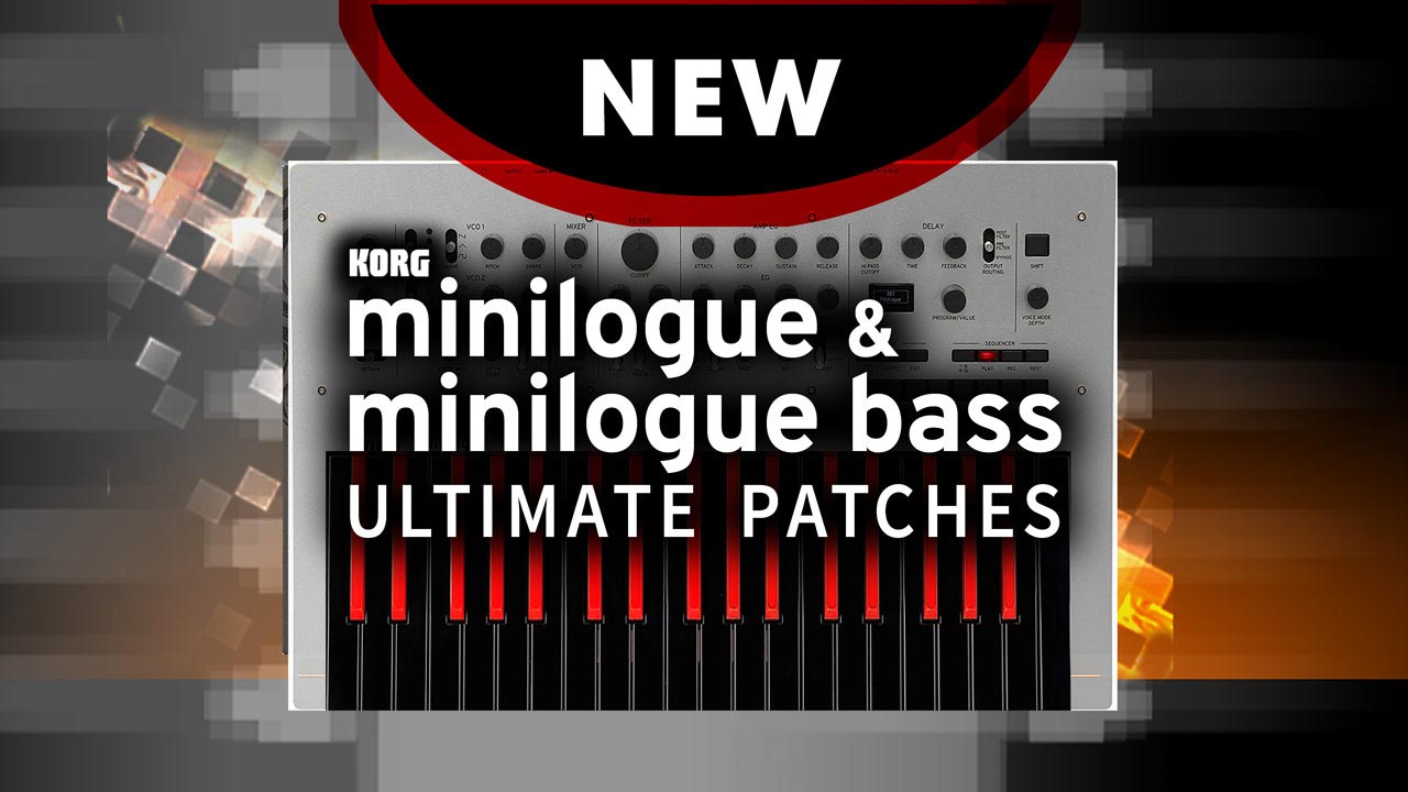 Korg Minilogue + Minilogue Bass Patches, Synth Presets and Sounds